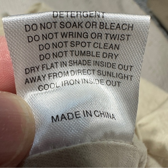 Sabo skirt, size unknown. Tiered, tan/white floral, mini, lined, spring, summer - Picture 4 of 8